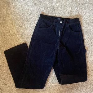 Brandy Melville navy blue corduroy pants